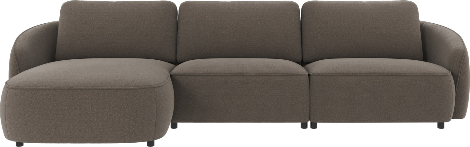 Venstrevendt Chaiselongsofa Rowico Norris - Mellemgrå Stil