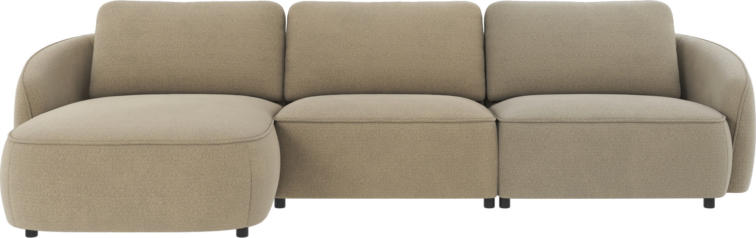 Chaiselongsofa Rowico Norris Rita Mørk Beige - Venstrevendt
