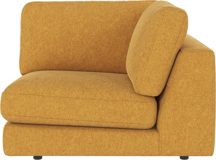 Modulsofa Hjørnemodul Rowico Duncan i Gul Polyester