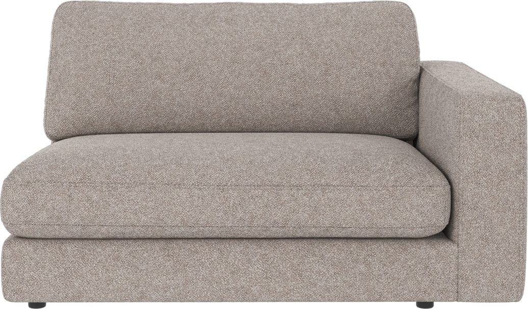 Modulsofa Rowico Duncan Højre Armlæn Gråt Bobby Stof H78xb129xd103