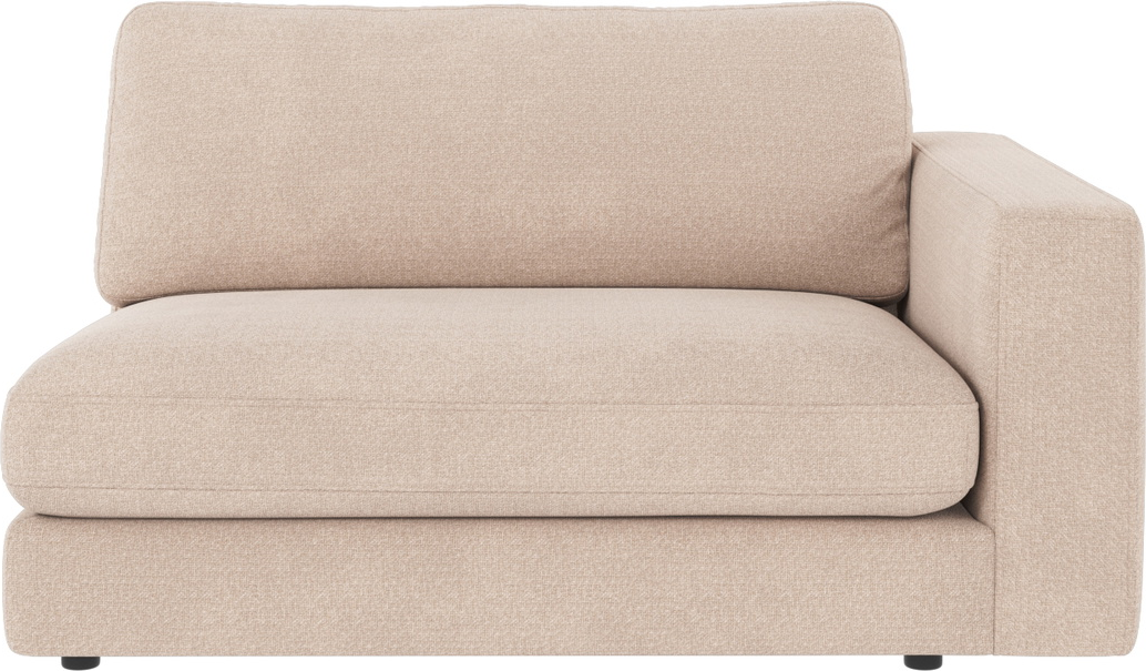 Byg-selv Modulsofa Højre Armlæn Rowico Duncan Rita Lysebeige H78xb129xd103