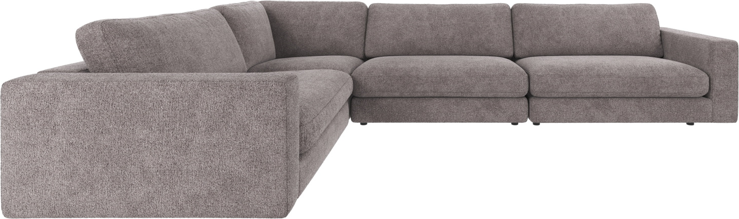 Hjørnesofa Rowico Duncan Greg 18 Grå Modulopbygget Stofsofa 345x233 Med Nozag-fjedre Fsc-mix Træstel