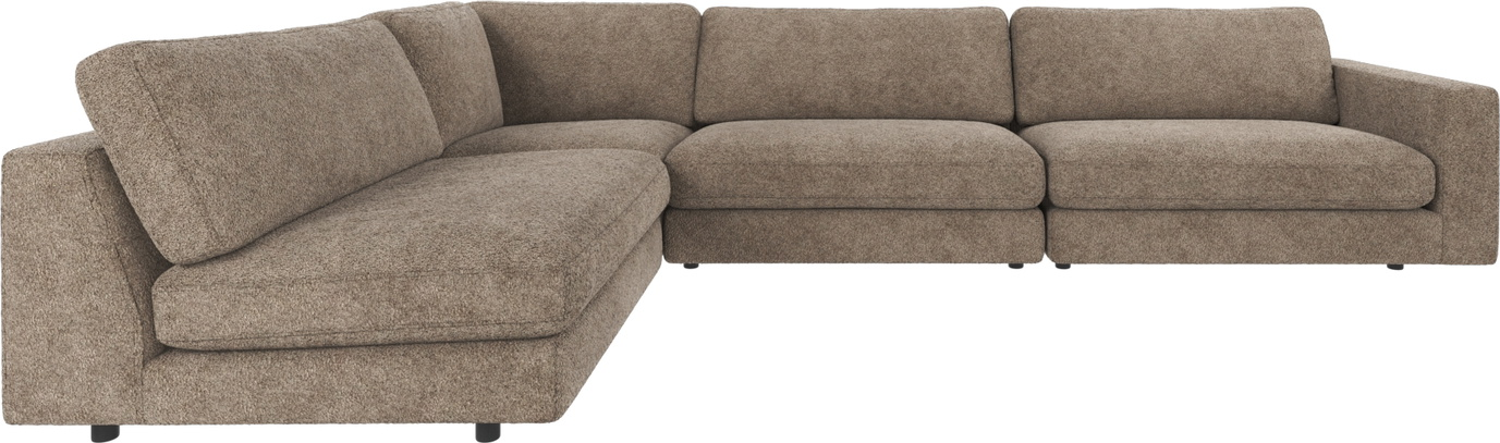 Hjørnesofa Rowico Duncan Modulopbygget Anna Mørk Beige Stof