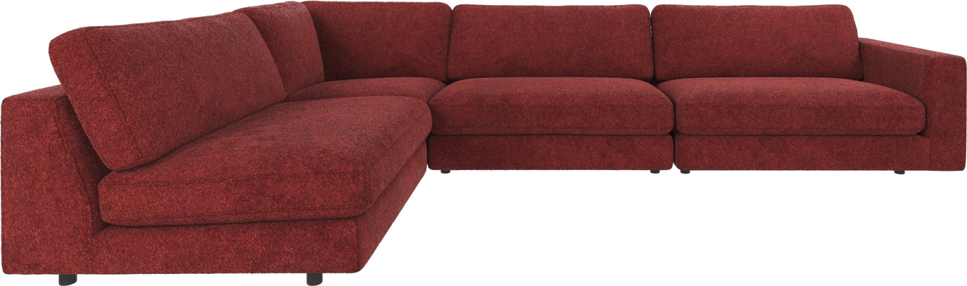 Hjørnesofa Rowico Duncan Anna Rød 345x216 Modulsofa Fsc-mix