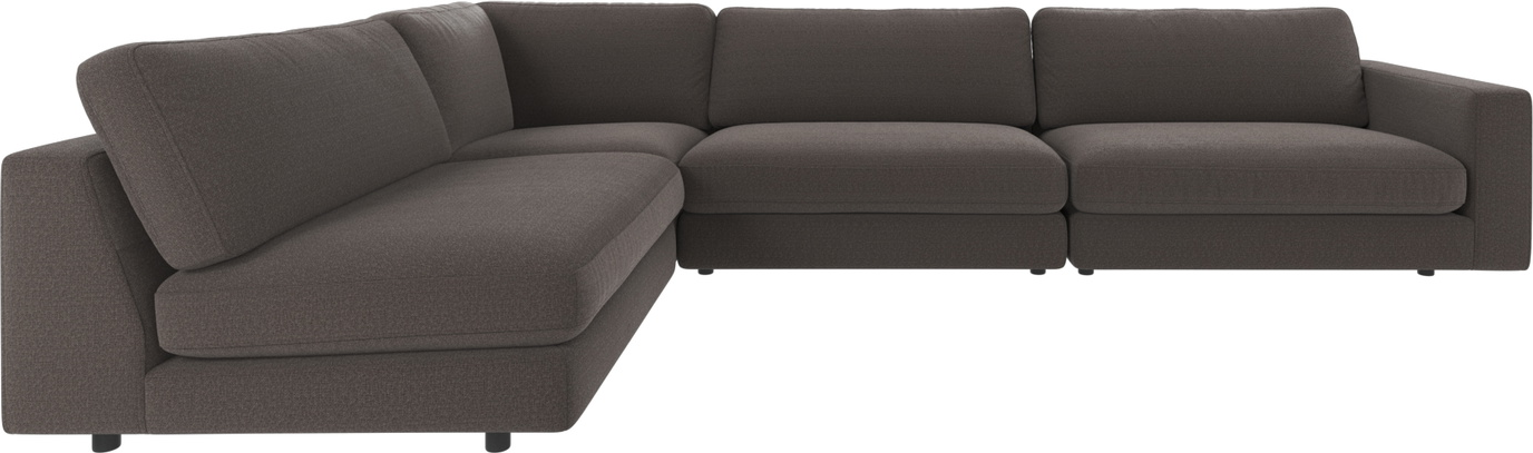 Hjørnesofa Rowico Duncan Modulopbygget Mørkegrå Rita 68 Polyester 345ã 216