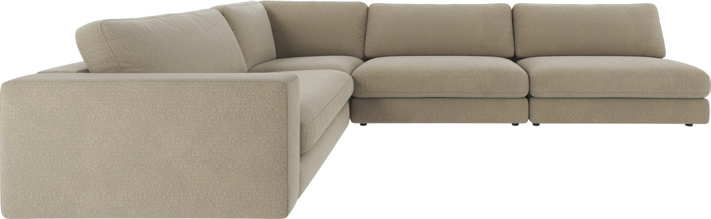 Hjørnesofa Rowico Duncan Rita Polyester Mørk Beige 78ã 325ã 230