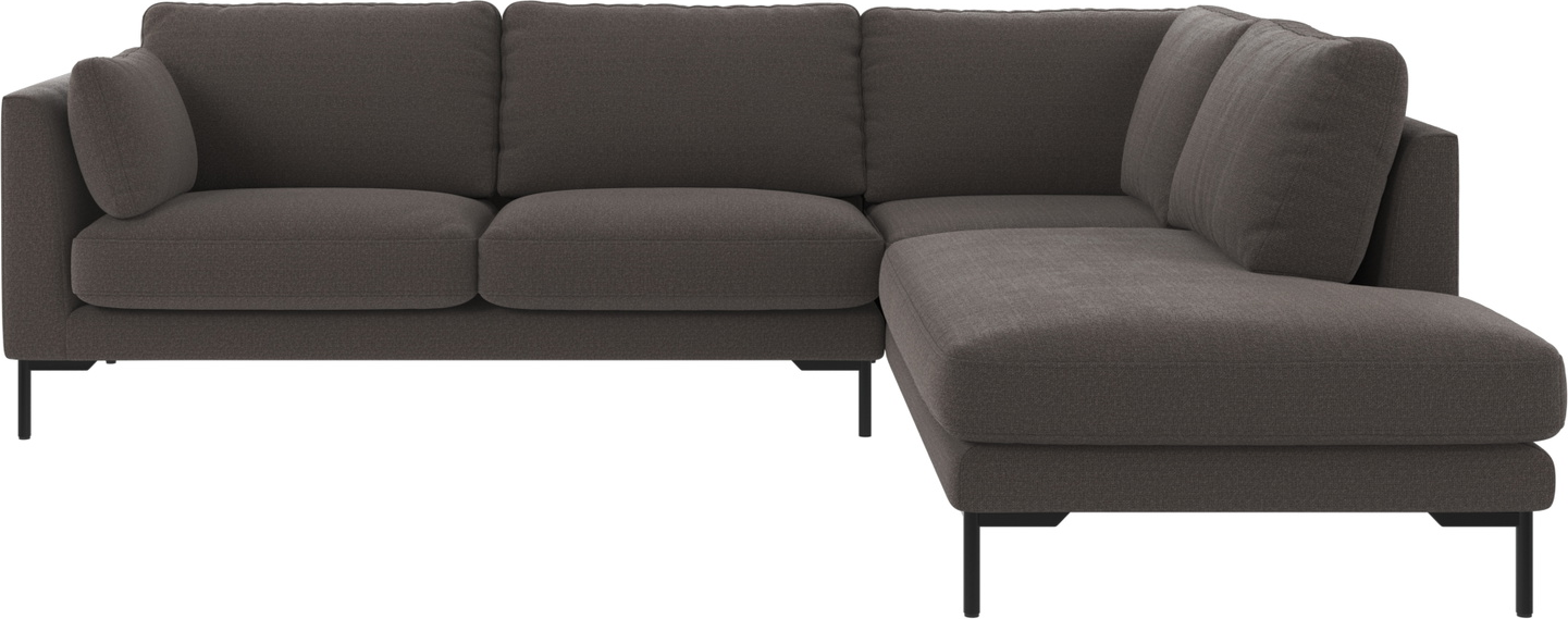 Hjørnesofa Rowico Corwin Rita - Mørkegrå Chaiselounge
