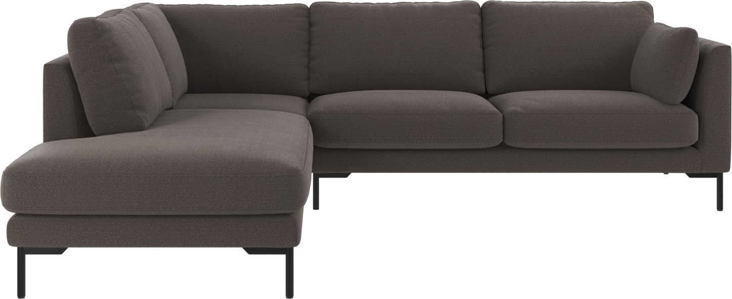 Venstrevendt Hjørnesofa Rowico Corwin Mørkegrå Polyester Rita 266ã 226