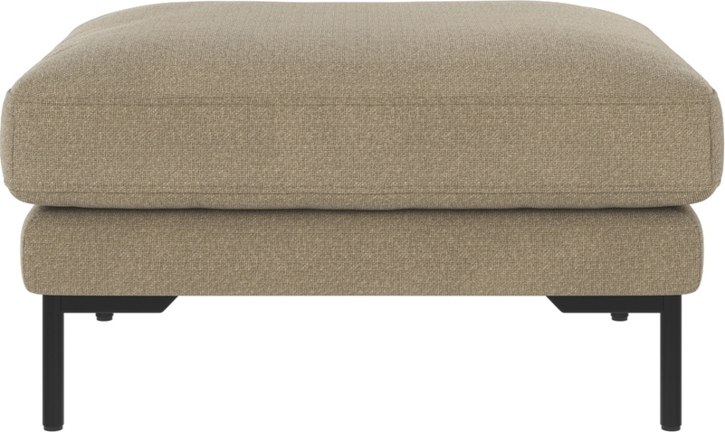 Puf Til Sofa Rowico Corwin Fodskammel Mørk Beige Sort Rita Polyester 84ã 64ã 45