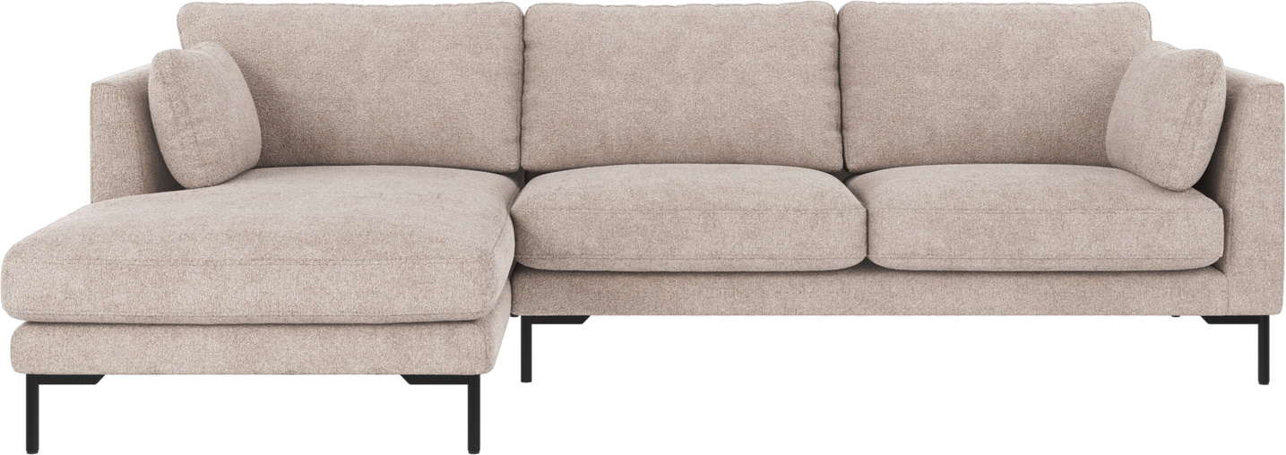 Chaiselongsofa Rowico Corwin - Venstrevendt Lysegrå Design