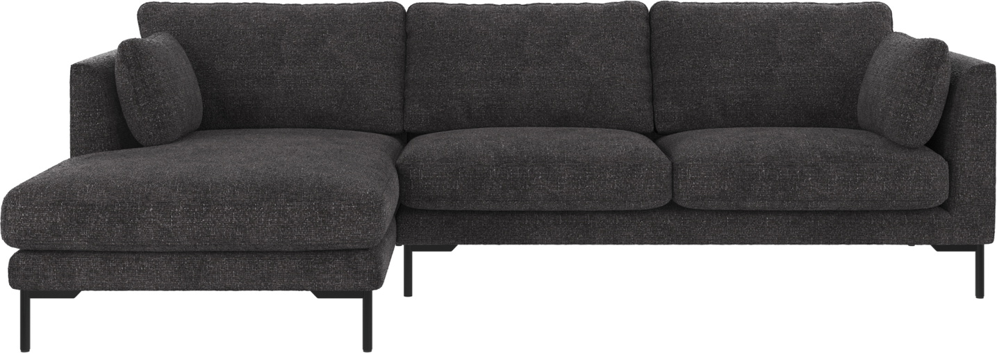 Mørkegrå Venstrevendt Chaiselongsofa til Dit Hjem