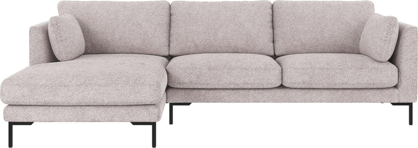 Venstrevendt Chaiselongsofa i Lysegrå - Rowico Corwin