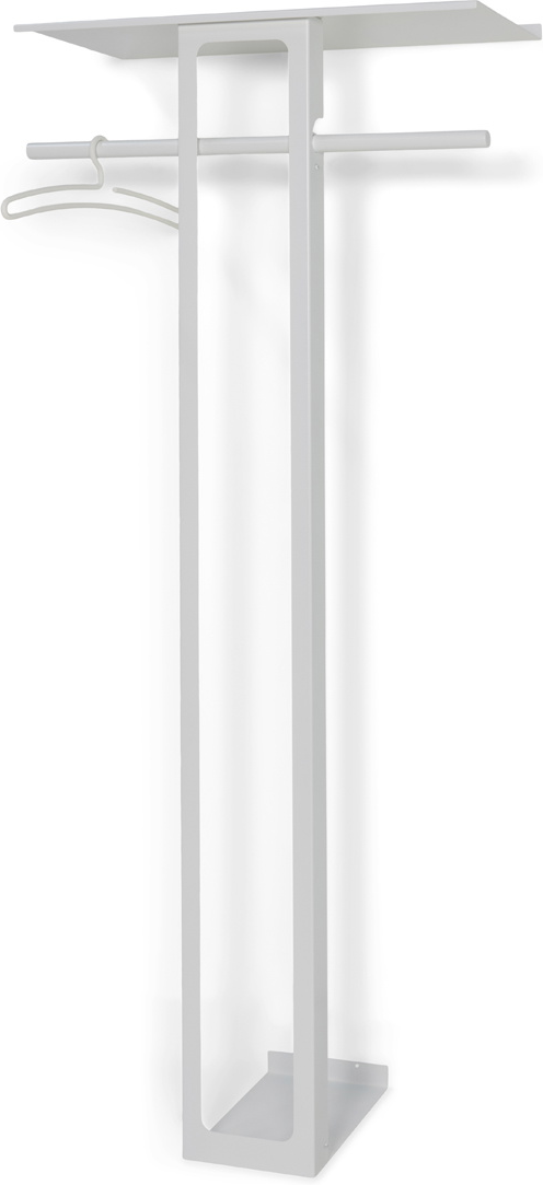 Knagerække Hattehylde Spinder Design Luno Vægmonteret Stål Hvid H160ã B70ã D30
