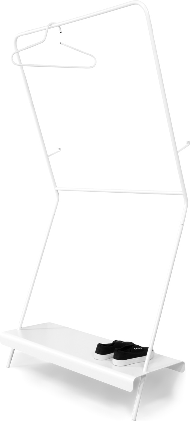 Knagerække Hattehylde Spinder Design Nox Hvid Stål 166ã 91 5ã 35