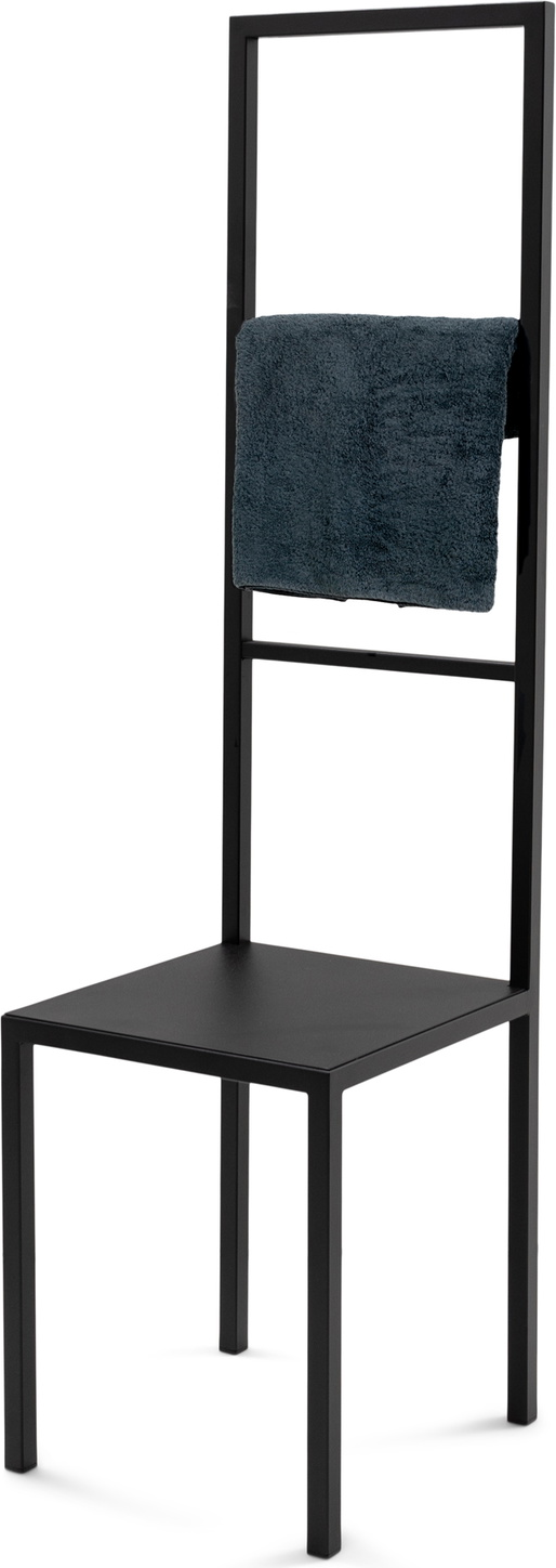 Tøjstativ Spinder Design Dressbuddy   Sort Stål Med Sæde  150x40x40