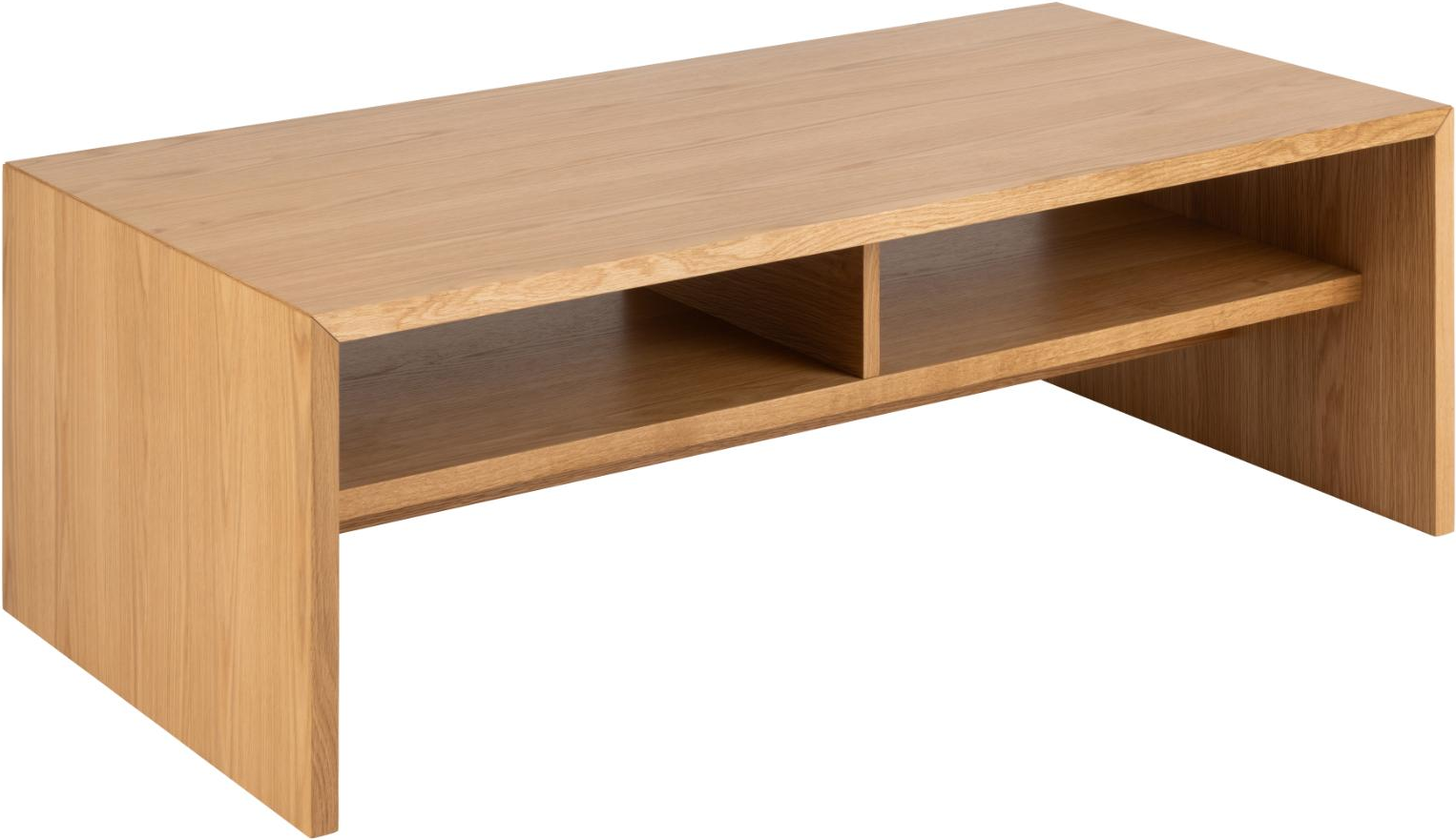 Sofabord Signature Arvik 120x60 Egefiner Natur Lavt Salonbord Med åbne Rum