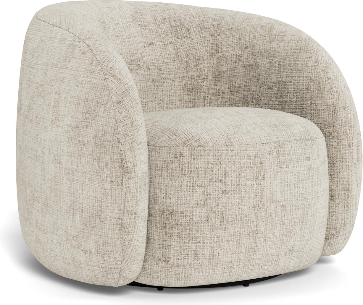 -personers Sofa Lænestol Signature Livo Beige Juto-stof Sorte Ben H60xb52xd56