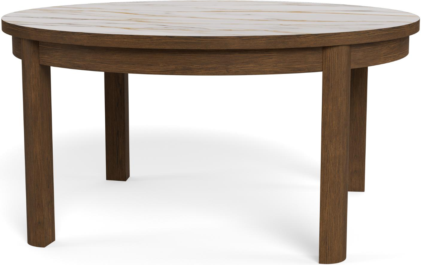 Sofabord Signature Westby ø90 H45 Rundt Røget Egefiner Mdf Tidløst Kaffe- Loungebord