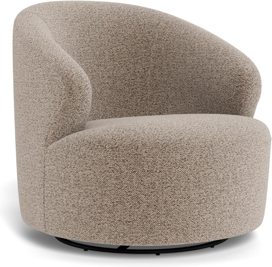 Loungestol Lænestol Signature Westby Beige Monza-stof Sort Stålstel B78 D56 H34