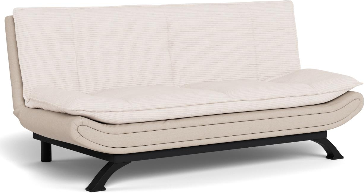 Sovesofa Signature Lykke -personers Stof B196 Lys Beige Mat Sort Click Clack