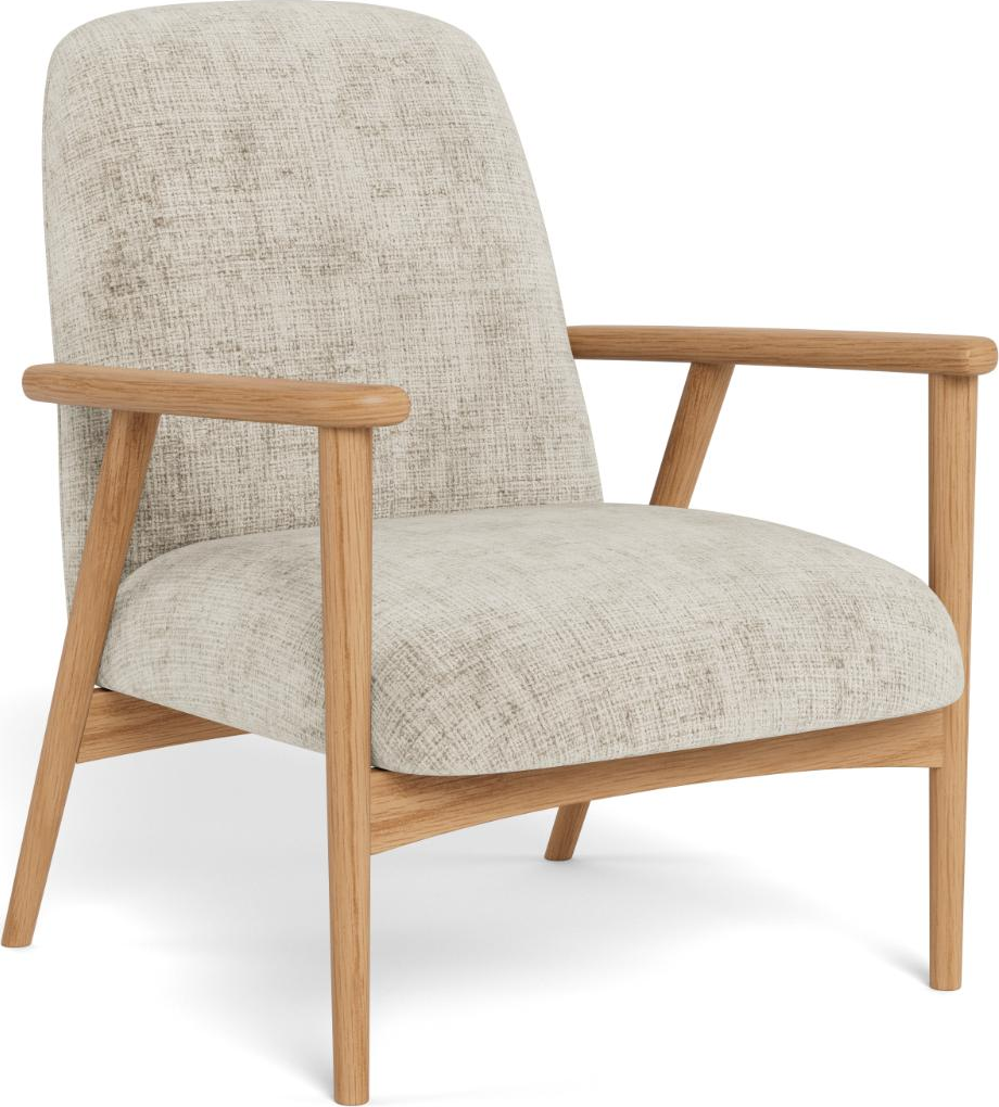 Loungestol Lænestol Signature Aukra Beige Juto-stof Stel Mat Med Pocket-fjedre