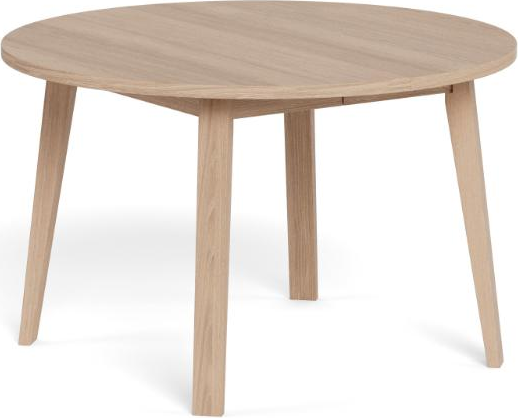 Spisebord Signature Arven Rundt ø120 H75 Hvidpigmenteret Olieret Egefiner