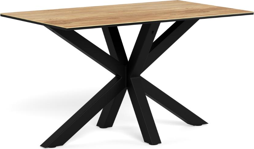 Spisebord Signature Solenne Keramisk Bordplade Vild- -look Mat Sort -stjernet Stel 135x80