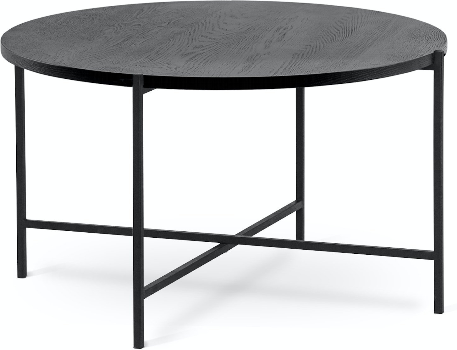 Elegant Rundt Sofabord Torkelson Monza – Sortbejdset Stil