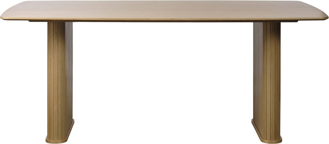 Spisebord Nordique Design Nola 190x100   Bådformet Egfinér Natur