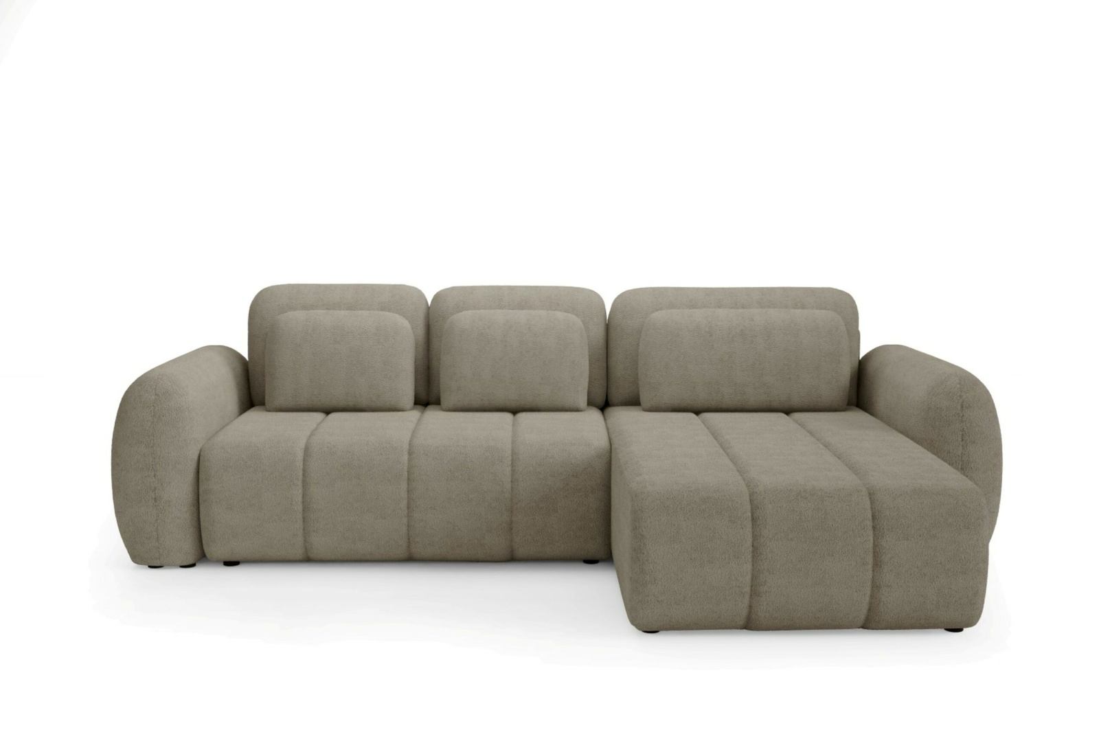 Hjørnesofa Maison Vellé Norvella Loungesofa Quelle 05  Bouclé Stof  Sovesofa 240ã 140  H95ã B304ã D190