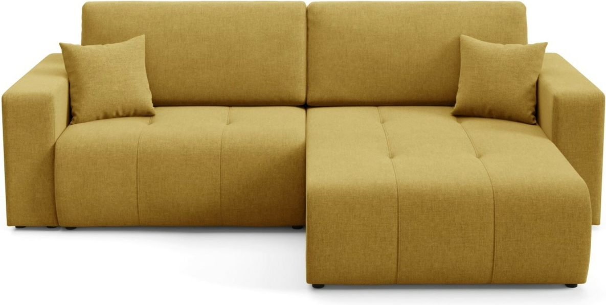 Hjørnesofa Maison Vellé Novento Loungesofa H82ã B244ã D102    Sovefunktion 200ã 132    Stof Wind 48 100  Polyester  Vendbar  Skjult Opbevaring