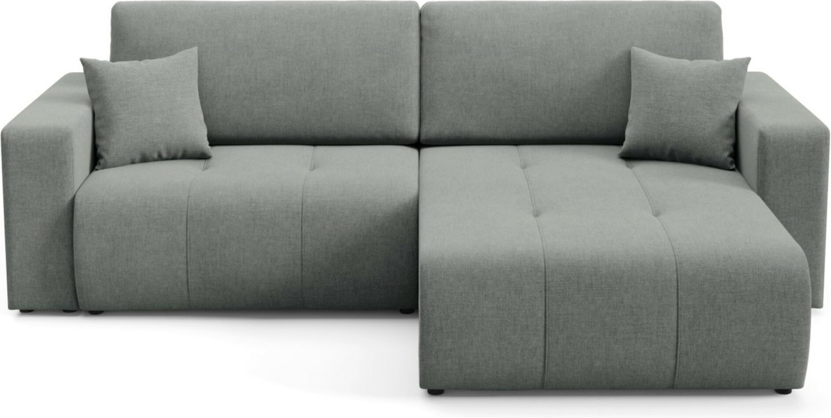Hjørnesofa Maison Vellé Novento Loungesofa Sovesofa 200x132   Opbevaring Wind 89 Stof 100  Polyester