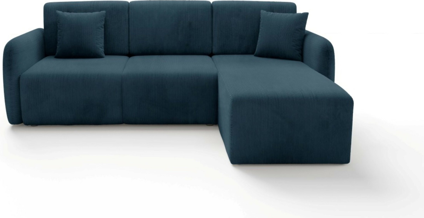 Hjørnesofa Maison Vellé Sorella Loungesofa Poso 05 Stof 245x185   Sovesofa 200x140 Opbevaring Universal Hjørneløsning