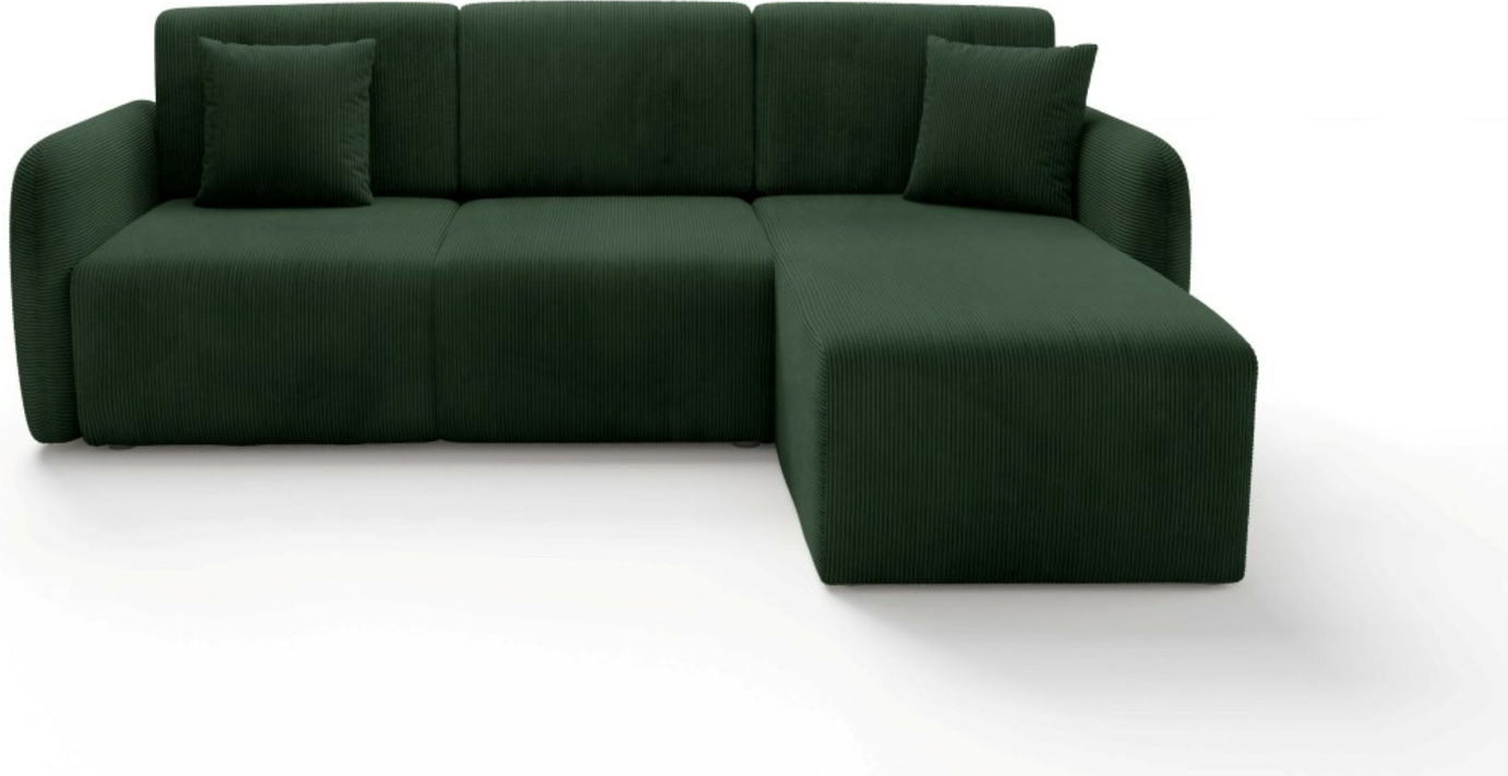 Hjørnesofa Maison Vellé Sorella Loungesofa Poso 14 Corduroy Stof Sovesofa 200ã 140 Opbevaring Vendbar