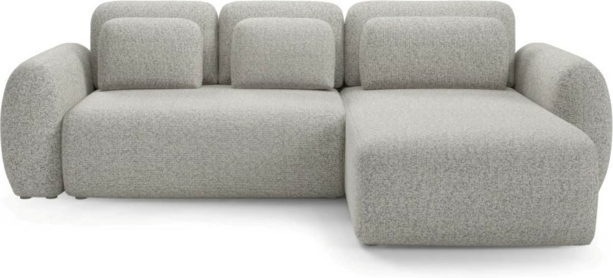 Hjørnesofa Maison Vellé Avelon Loungesofa   Slidstærkt Puente 09 Stof  Sovefunktion 240x140    Vendbar Med Opbevaring