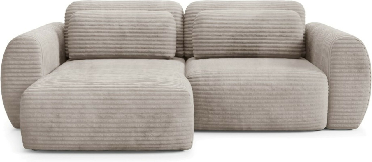 Hjørnesofa Maison Vellé Veyra Loungesofa  Stof Ambience 04  Sovesofa 200x140  Opbevaring  Vendbar