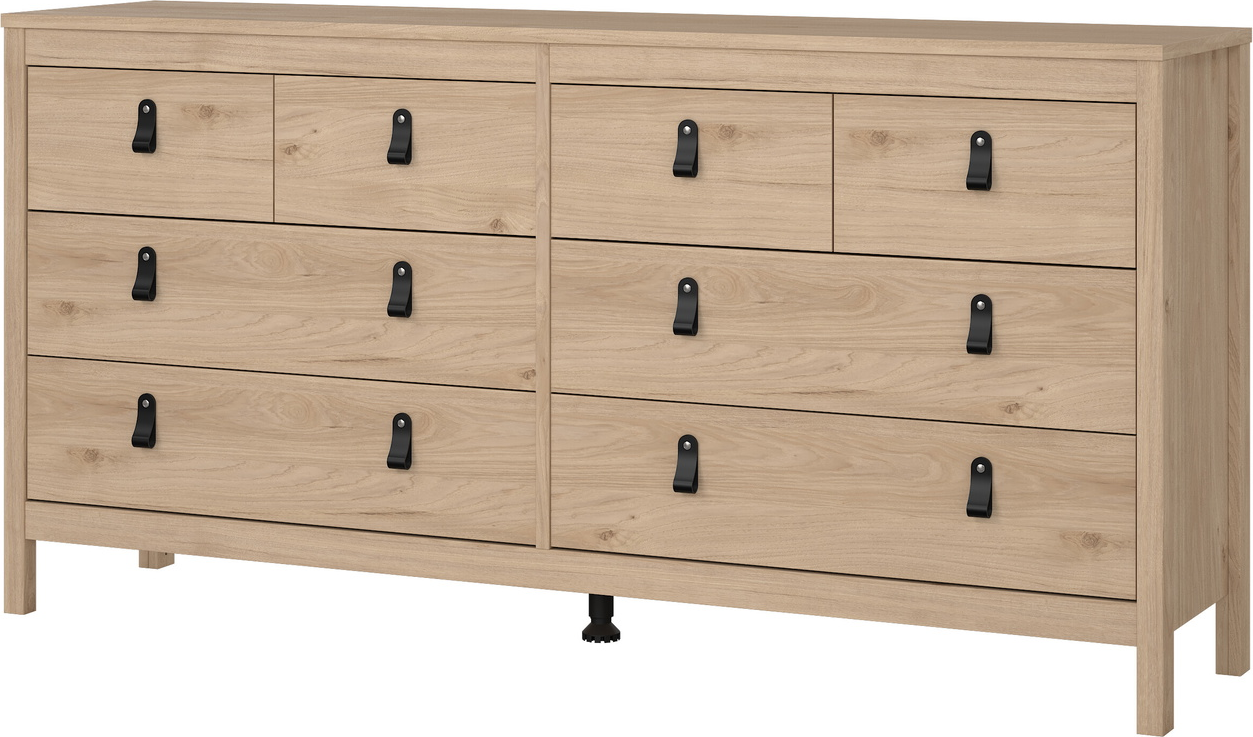 Dobbelt Kommode Vesterholm Lunor   Skuffer Jackson Hickory Fsccertificeret Træ H79   B159   D38