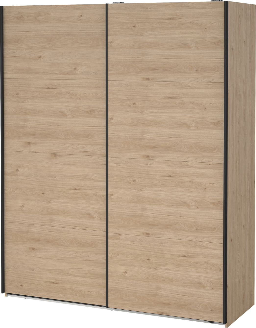 Garderobeskab Vesterholm Arden Med Skydedøre Jackson Hickory H220ã B178 5ã D66 Fsc Spånplade