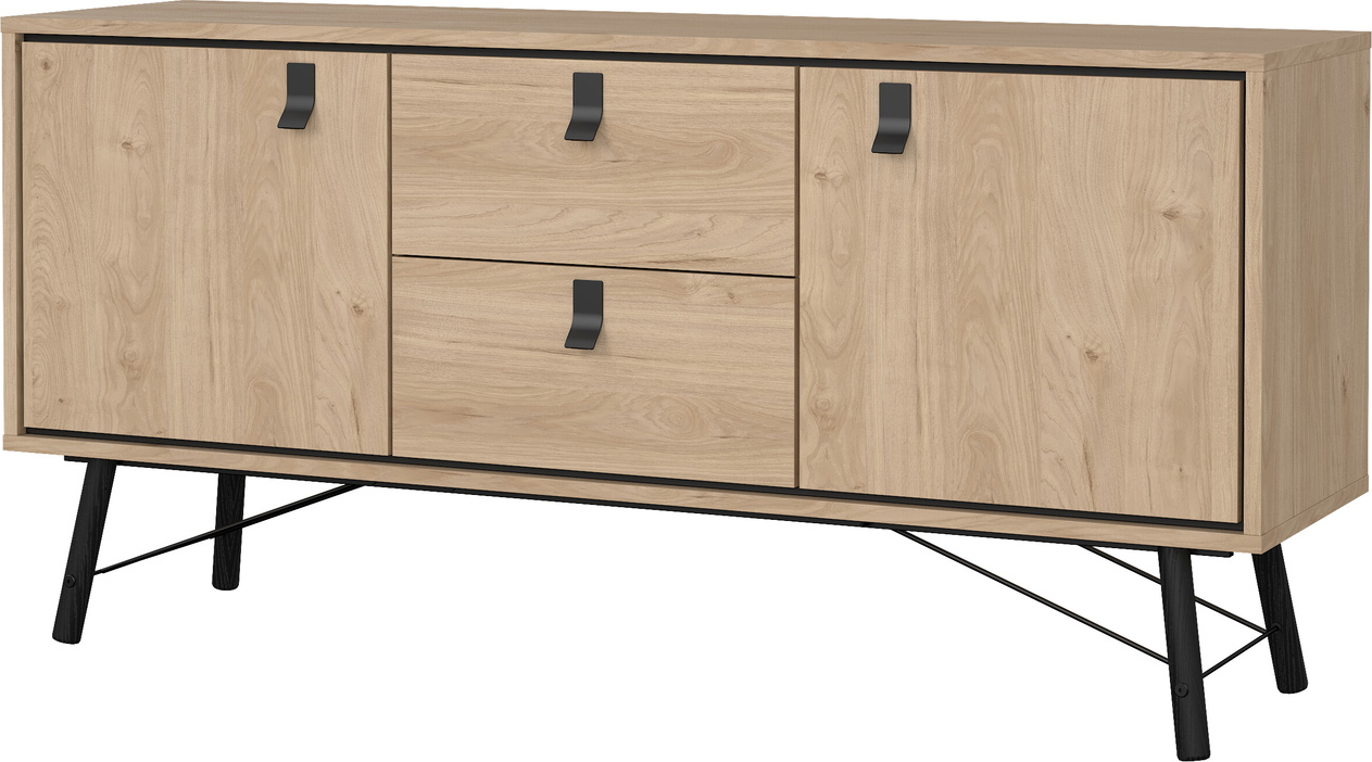 Skænk Vesterholm Askø   Jackson Hickory    Låger   Skuffer  Fsc-træ  H72   B150   D40