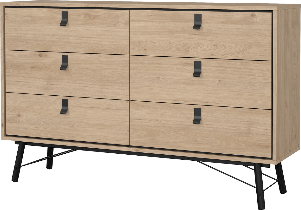 Dobbelt Kommode Vesterholm Askø    Skuffer  Jackson Hickory  Vægmonteret B150ã D40ã H95