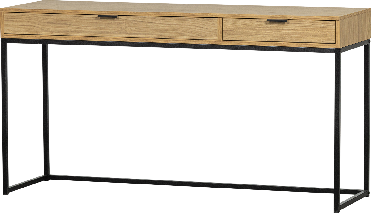 Skrivebord Woood Silas i Egetræ - Elegant og Praktisk 140 cm