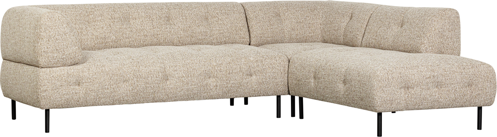 Hjørnesofa Woood Lloyd Højrevendt Natur Polyester B267ã D205