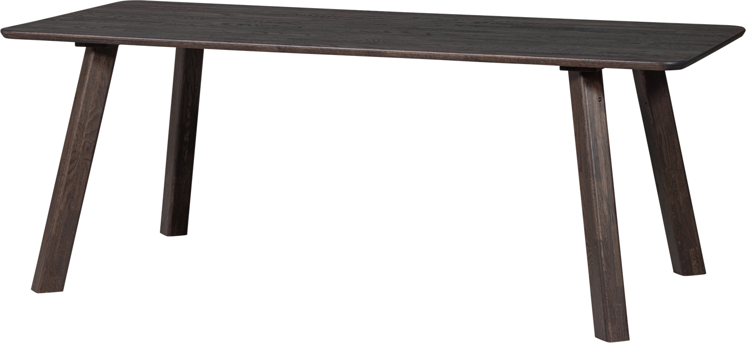 Bordben Til Spisebord Woood Tablo Massiv H73 Mørk Mystique Brown Bejdse Let Børstet Sæt Til Plankeborde 120-240 100 Fsc