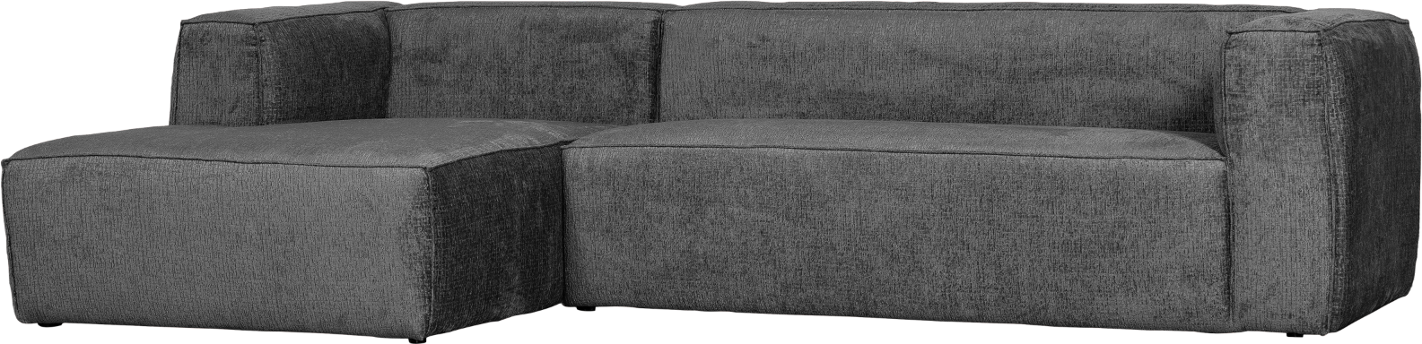 Venstrevendt Hjørnesofa med Chaiselong i Velour fra Woood