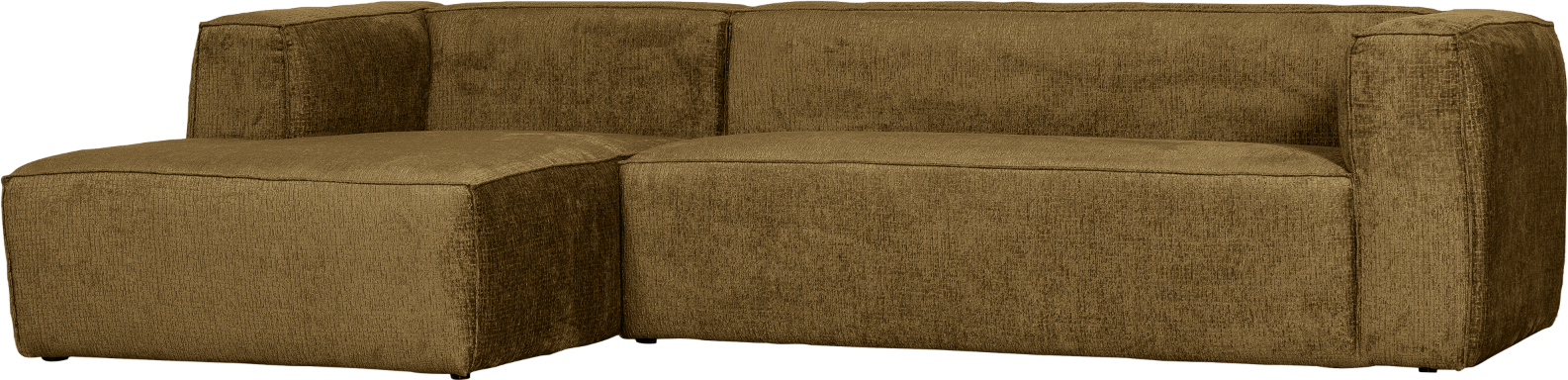 Venstrevendt Hjørnesofa Woood Bean i Rust Velour - Stilfuld Komfort