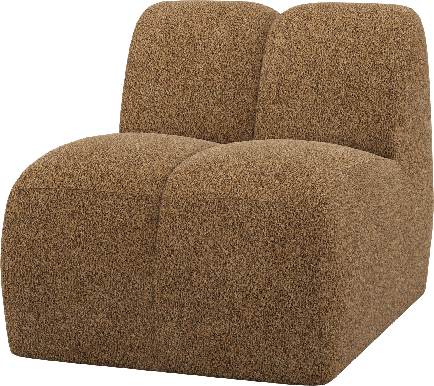 Modulsofa -sæders Woood Mojo Midtermodul Honninggul Valley Chenille H74xb84xd97
