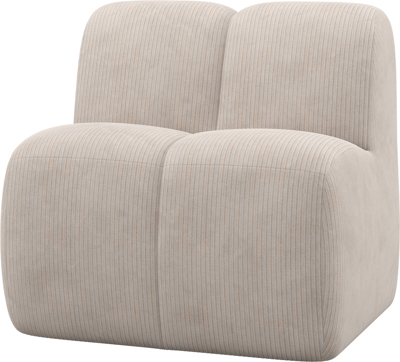 Spisebænk Sofabænk Woood Mojo Ecru Ribstof Fløjlsagtig Med Ryglæn 84   Jacquardvævet Remy Rib 100  Polyester