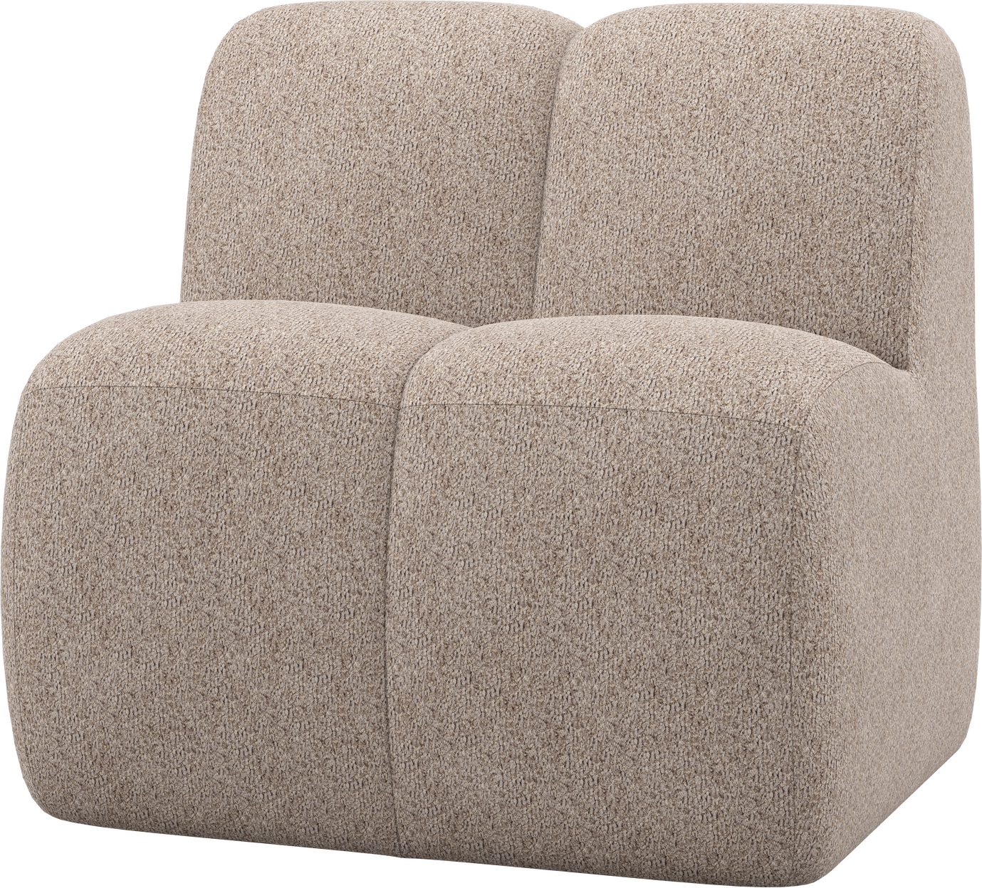 Spisebænk   Sofabænk Woood Mojo Mørk Sand Chenille 84   Med Ryglæn