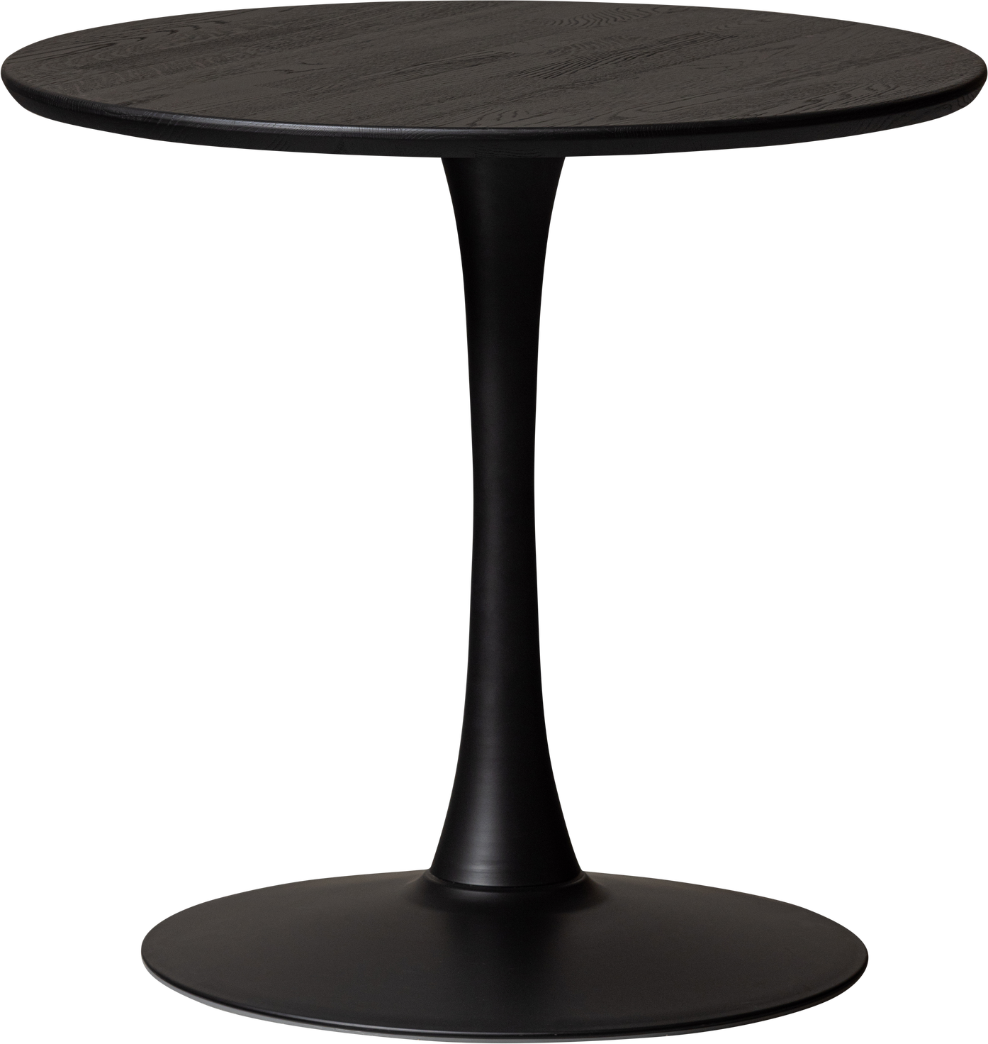Cafébord Woood Tablo ø80 H74 Egetræ Bordplade Sort Metalstel Fsc Mix