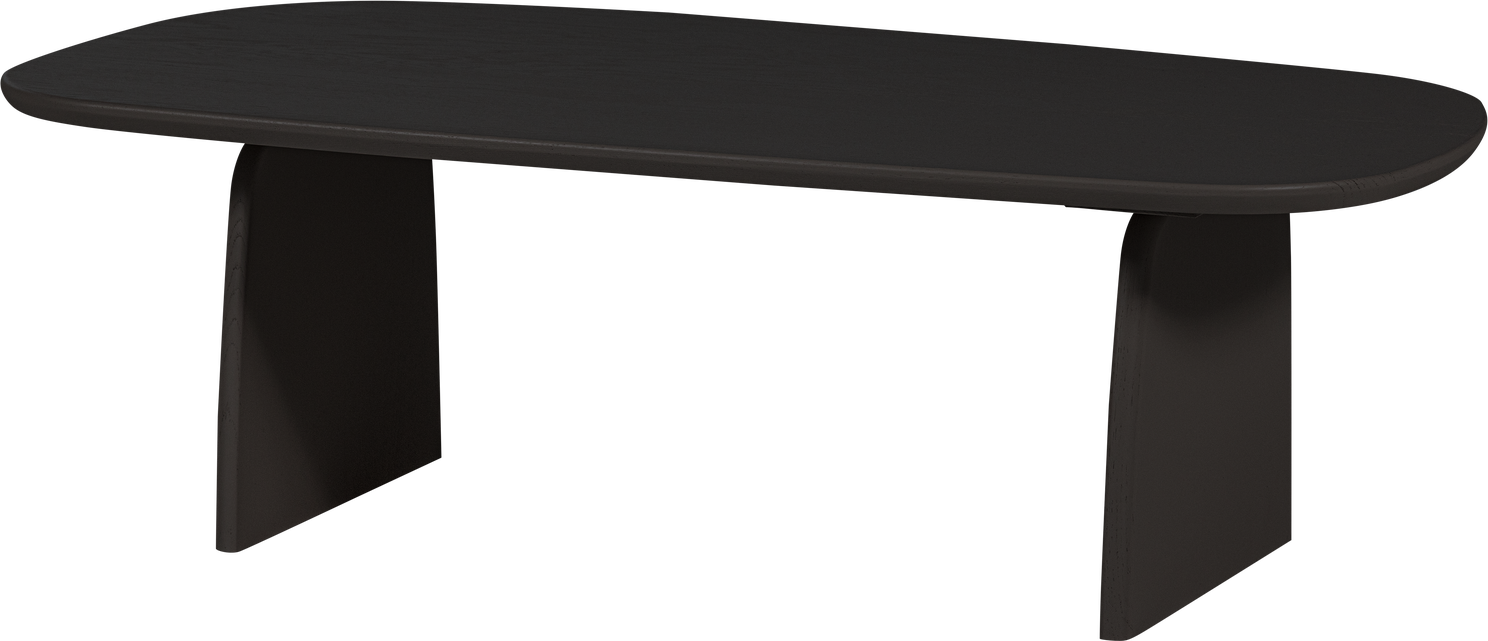 Sofabord Woood Tablo Lavt Bord Sort Slibet Lakeret Fsc Mix H35ã B110ã D60